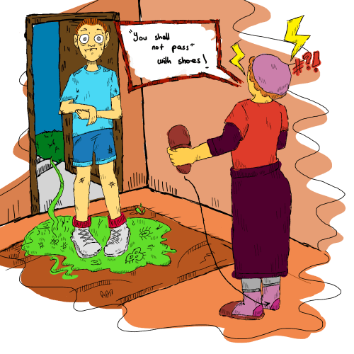 You Shall Not Pass with Shoes!